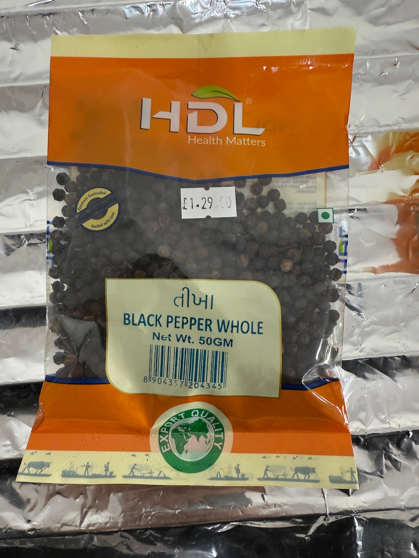 HDL Black Pepper whole