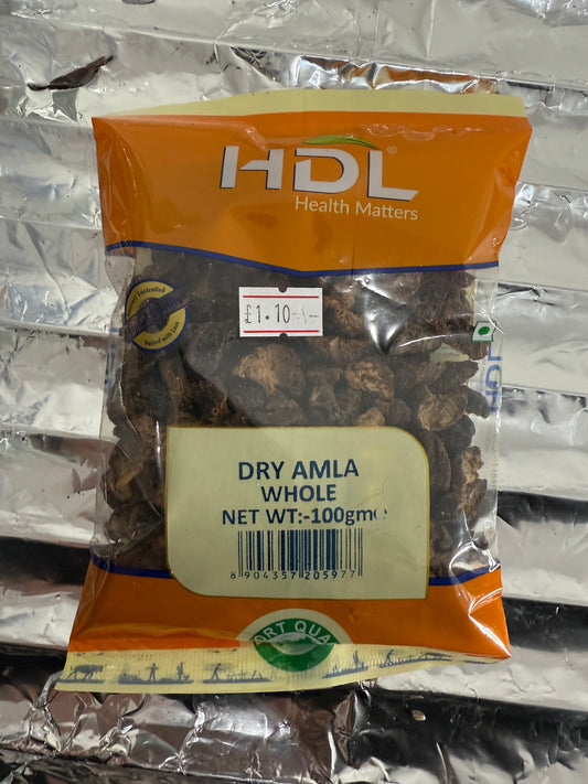 HDL Dry Amla Whole 100g